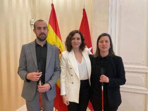 Presidenta y Vicepresidente de Asocide Comunidad de Madrid se Reúnen con Isabel Díaz Ayuso