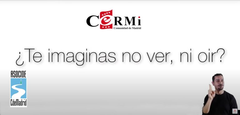 ¿Te imaginas no ver, ni oir?